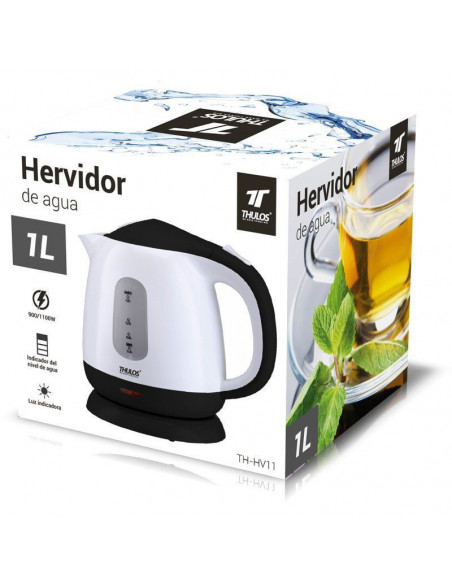 HERVIDOR DE AGUA 1 LT CON FILTRO EXTRAIBLE THULOS TH-HV11