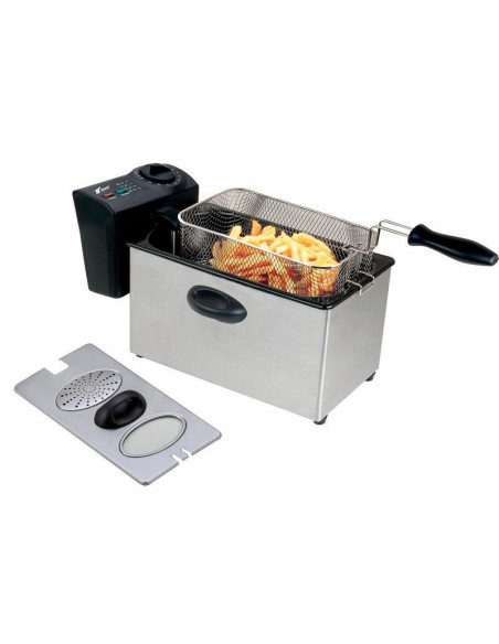 Freidora eléctrica 3.5L, certificado alimenticio, sensor de seguridad, 2000W TH-FR3.5v2