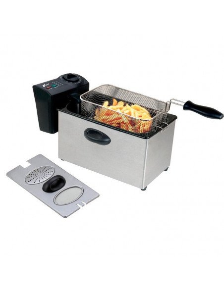 Freidora eléctrica 3.5L, certificado alimenticio, sensor de seguridad, 2000W TH-FR3.5v2