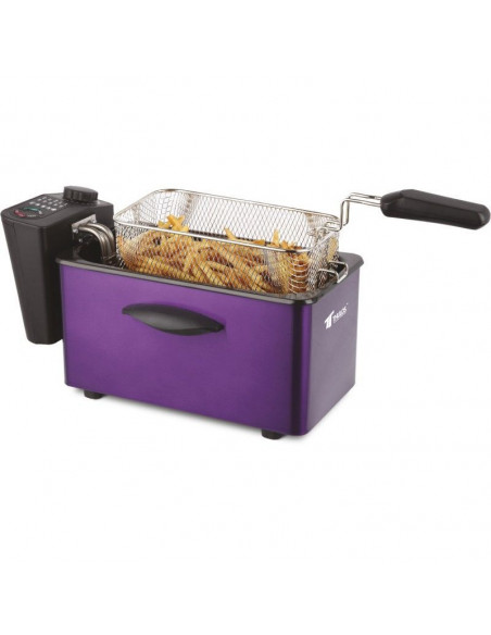 FREIDORA ELÉCTRICA, CANTIDAD MÁXIMA DE ACEITE 3.5 LITROS TH-FR35W (MORADO)