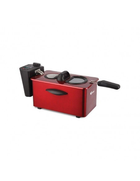 FREIDORA ELÉCTRICA, CANTIDAD MÁXIMA DE ACEITE 3.5 LITROS TH-FR35W (ROJO)