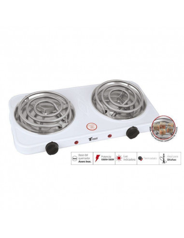 COCINA ELÉCTRICA, APTO PARA CALENTAR CARBONES DE SHISHA, USO DOMESTICO TH-CE2100/2P