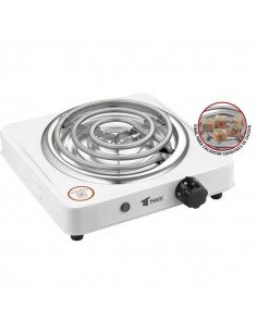 COCINA ELÉCTRICA PORTÁTIL, 1 QUEMADOR, EXTERIOR DE HIERRO...