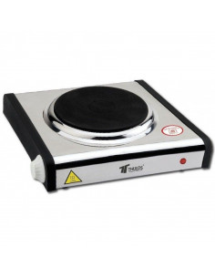 COCINA ELÉCTRICA 1 QUEMADOR CON BASE DE ACERO INOXIDABLE...