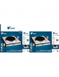 COCINA ELÉCTRICA 1 QUEMADOR CON BASE DE ACERO INOXIDABLE... 2