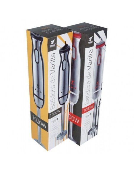 BATIDORA DE MANO 1000W, 2 VELOCIDADES CON FUNCIÓN TURBO TH-BM1000 (NEGRO)