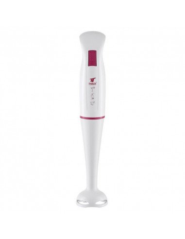 BATIDORA DE VARILLA, BOTON PULSADO, 200W TH-BM516 (ROJO)