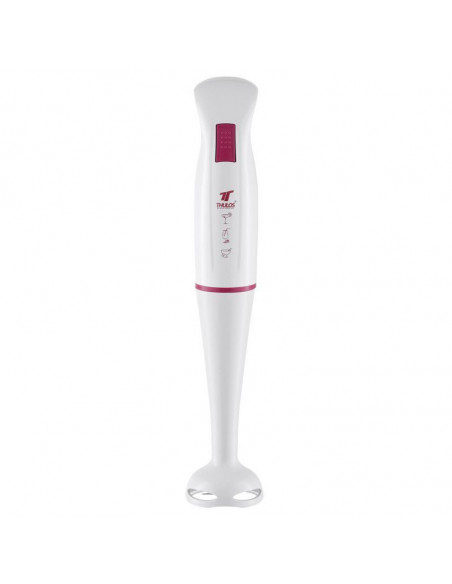 BATIDORA DE VARILLA, BOTON PULSADO, 200W TH-BM516 (ROJO)