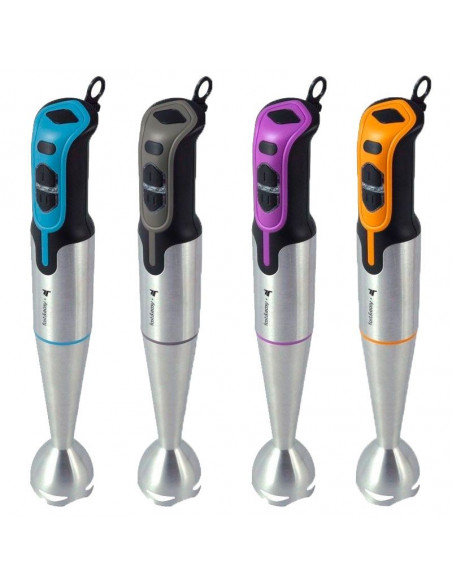 BATIDORA DE VARILLA 700W, BAJO RUIDO, MEDIDOR DE 800ML TH-BM512 (MORADO)