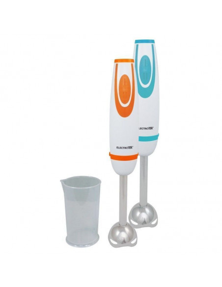 BATIDORA DE MANO 200W, 2 VELOCIDADES, VARILLA INOXIDABLE ET-BM200SS (AZUL)