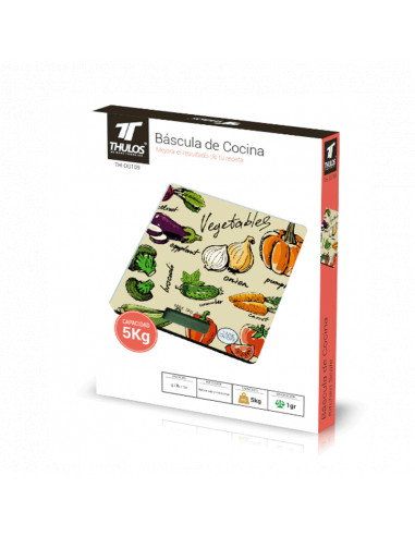 BALANZA DE COCINA DIGITAL, 5KG DE...