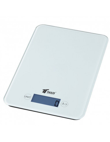 BALANZA DE COCINA DIGITAL, 4 SENSORES DE ALTA PRECISIÓN, CAPACIDAD DE 5KG TH-DS107 (BLANCO)