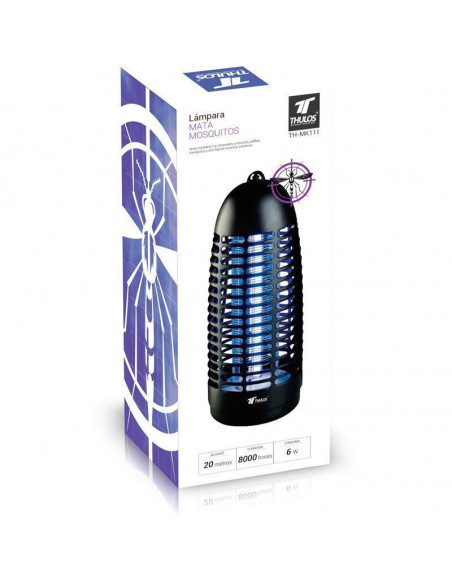 LÁMPARA MATA MOSQUITOS, 20M, 6W, 8000 HORAS. TH-MK111