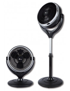 VENTILADOR 2 EN 1 PIE Y SOBREMESA CON REJILLA PROTECTORA...