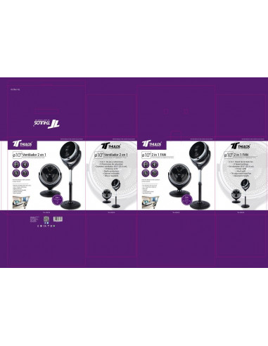 VENTILADOR 2 EN 1 PIE Y SOBREMESA CON...