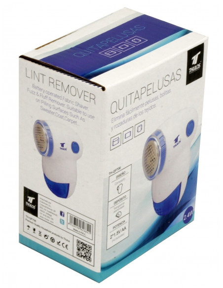 QUITAPELUSAS DE PILAS (TAMAÑO COMPACTO) THULOS TH-QP706