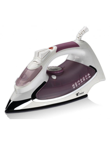 PLANCHA DE VAPOR CON PLANCHADO EN SECO Y SUELA DE REVESTIMIENTO CERAMICO 2200W TH-PV2201