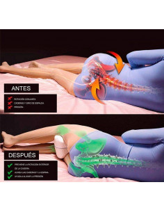 Almohada descanso para piernas. Hecha de espuma y funda... 2