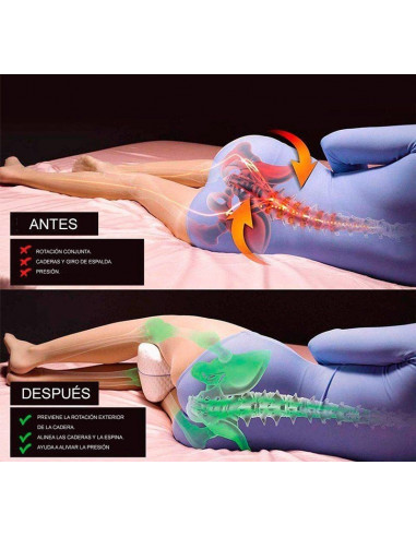 Almohada descanso para piernas. Hecha...