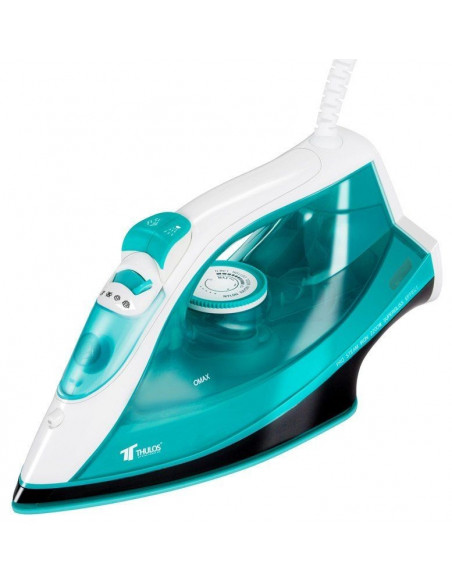 PLANCHA DE VAPOR, CON SUELA DE REVESTIMIENTO Y FUNCIÓN ANTI-CAL CERÁMICO, 2200W TH-PV2215