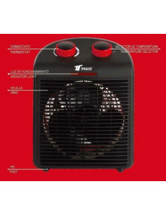 Termoventilador portátil regulable col luz indicadora... 2