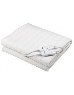 CALIENTACAMAS ELÉCTRICO 160*140 CM, LAVABLE, 2...